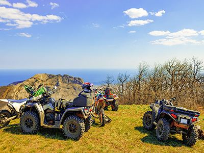 Quad biking